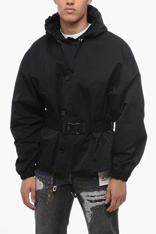 Bottega Veneta Foldable Windbreaker With Fanny Pack