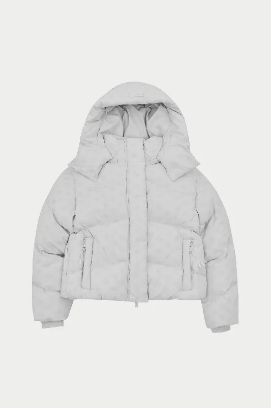 COLD REACTIVE PUFFER COAT - OFF WHITE