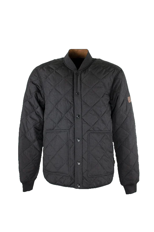 MJ005 - Men's Keswick Quilted Jacket - BLACK