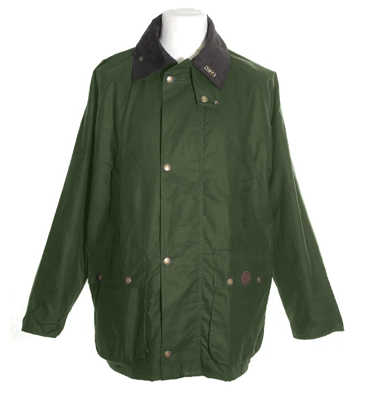 W10 - Burley Wax Jacket (Vented) - GREEN