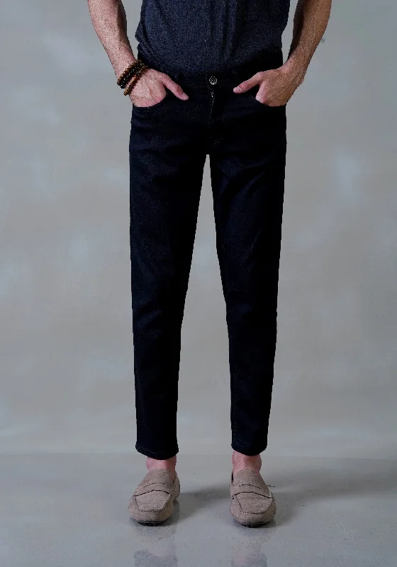 Navy Blue Denim Pant