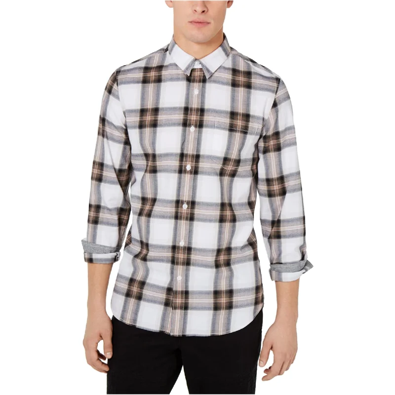 American Rag Mens Daniel Plaid Button Up Shirt