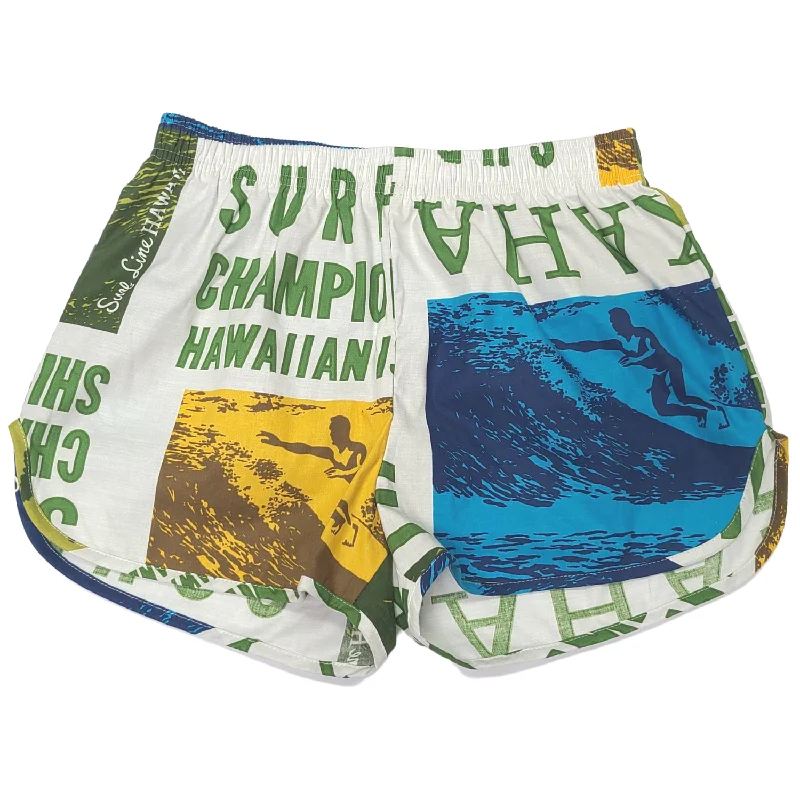 Cheeter Shorts - Surf Contest White