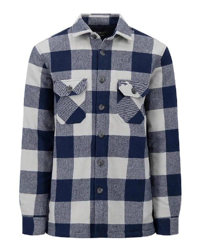 Fynch-Haton Heavy Flannel Navy Overshirt