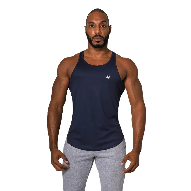 Jed North Microfiber Dri-fit tank navy