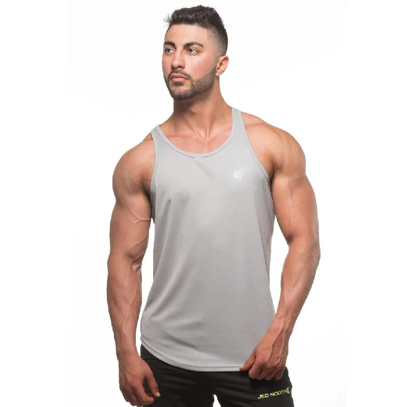 Jed North Microfiber Dri-fit tank silver