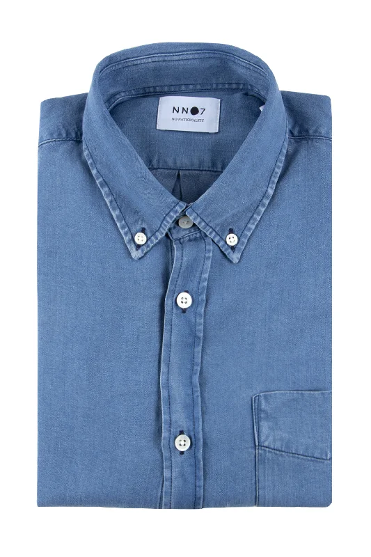 NN07 Levon LS Shirt Blue