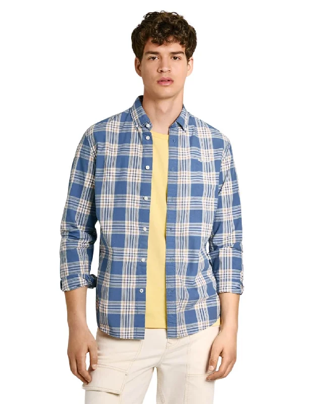 Pepe Jeans Blue Checked Markle Shirt