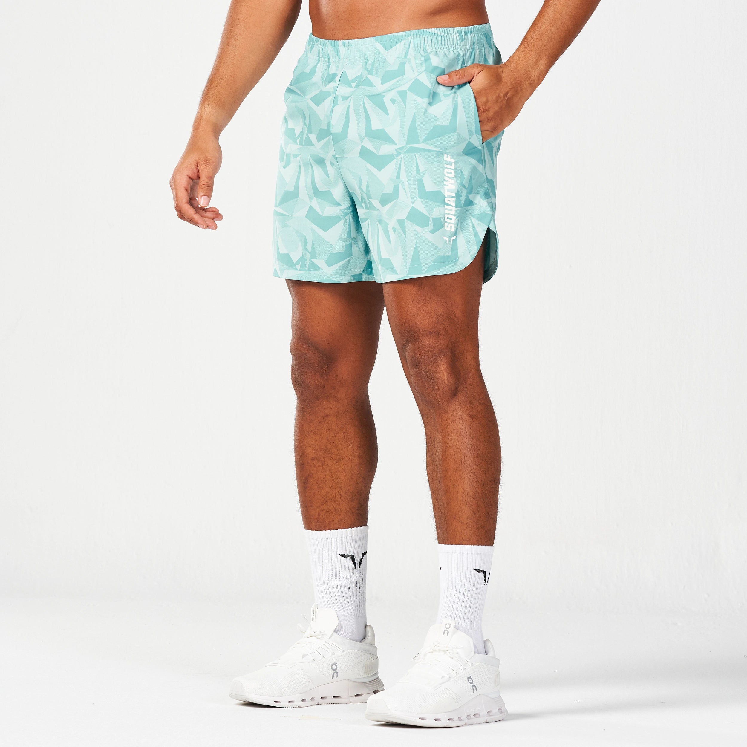 Warrior 5" Shorts 2.0 - Canal Blue Dot Camo