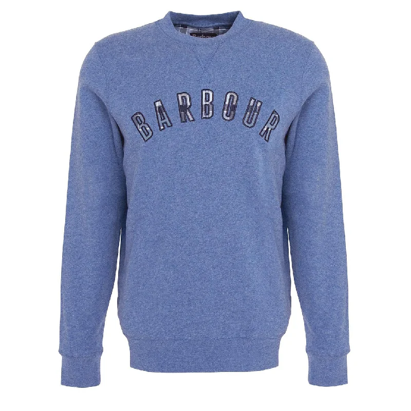 Barbour Debson Crew Neck Sweatshirt Chambray