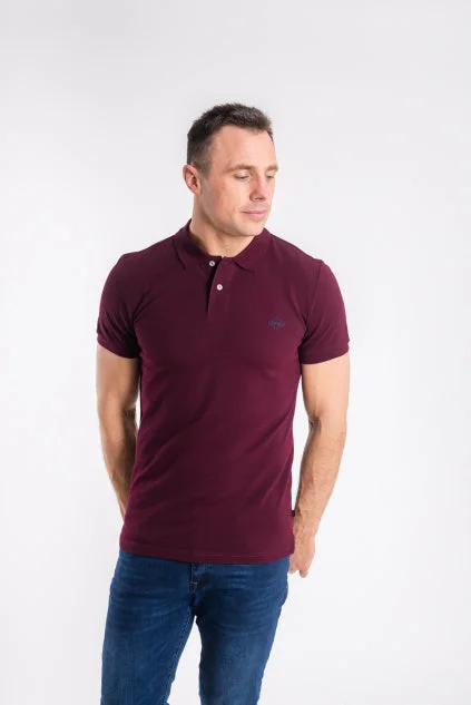 Bungalow Polo in Plum Diamond