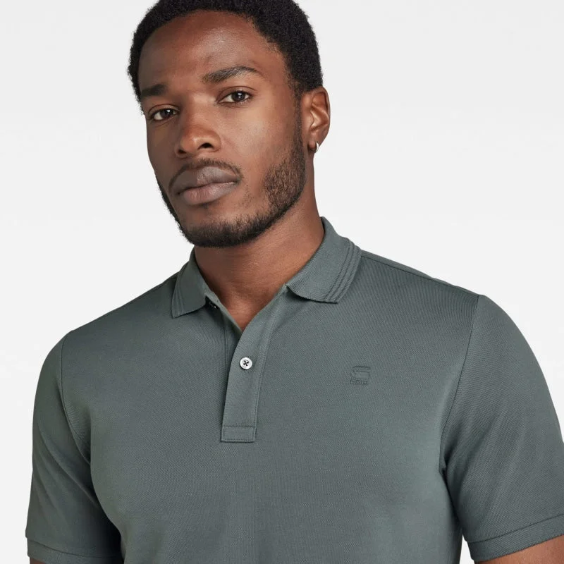 Dunda Slim Polo in Grey