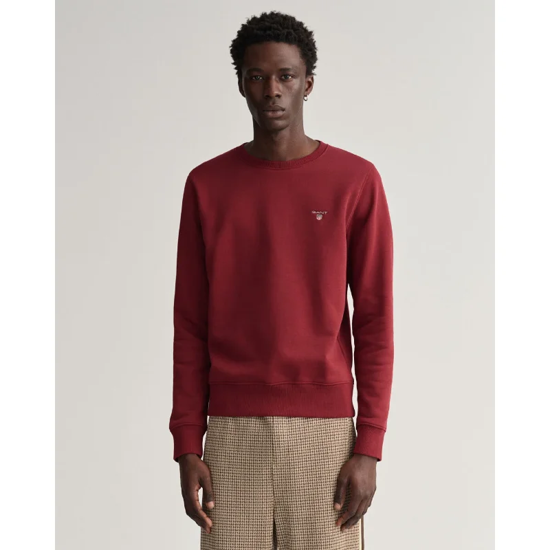 GANT Original Crew Neck Sweatshirt 2046072 Plumped Red