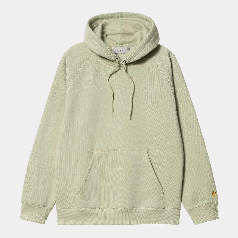 Carharrt Hooded Chase Sweat Agave / Gold