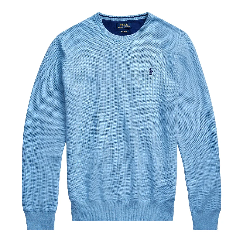 Polo Ralph Lauren Cotton Crewneck Sweat Blue