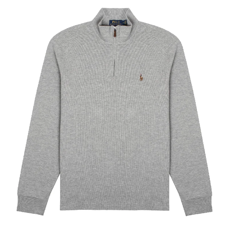 Polo Ralph Lauren Estate Rib Cotton Pullover Sweat Andover Heather