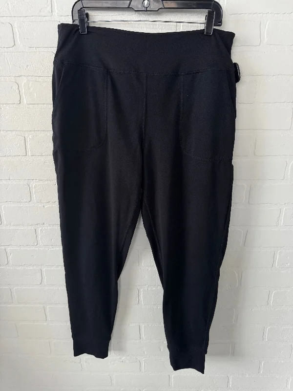 Athletic Pants By Sage In Black, Size: 14