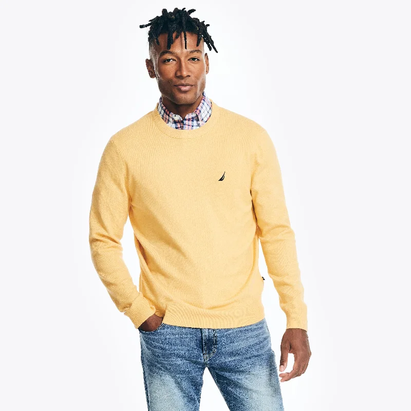 Nautica Mens Sustainably Crafted Crewneck Sweater