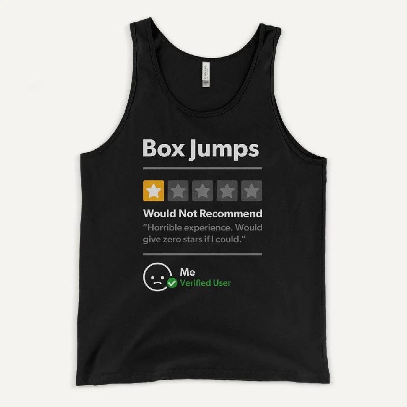 Box Jumps 1 Star Would Not Recommend Men’s Tank Top