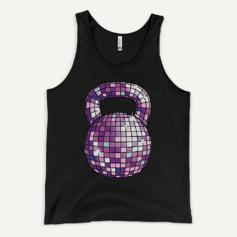 Disco Ball Kettlebell Design Men's Tank Top