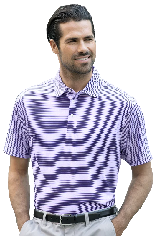 Vansport Pro Tonal Micro-Stripe Polo