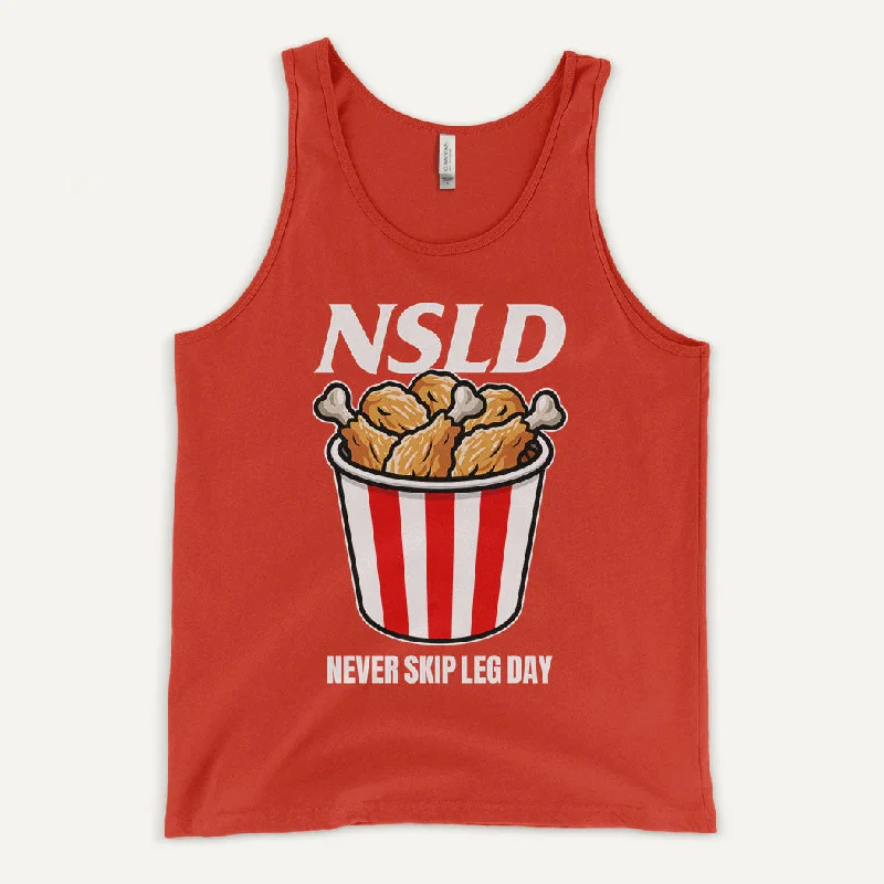 Never Skip Leg Day Drumsticks Men’s Tank Top