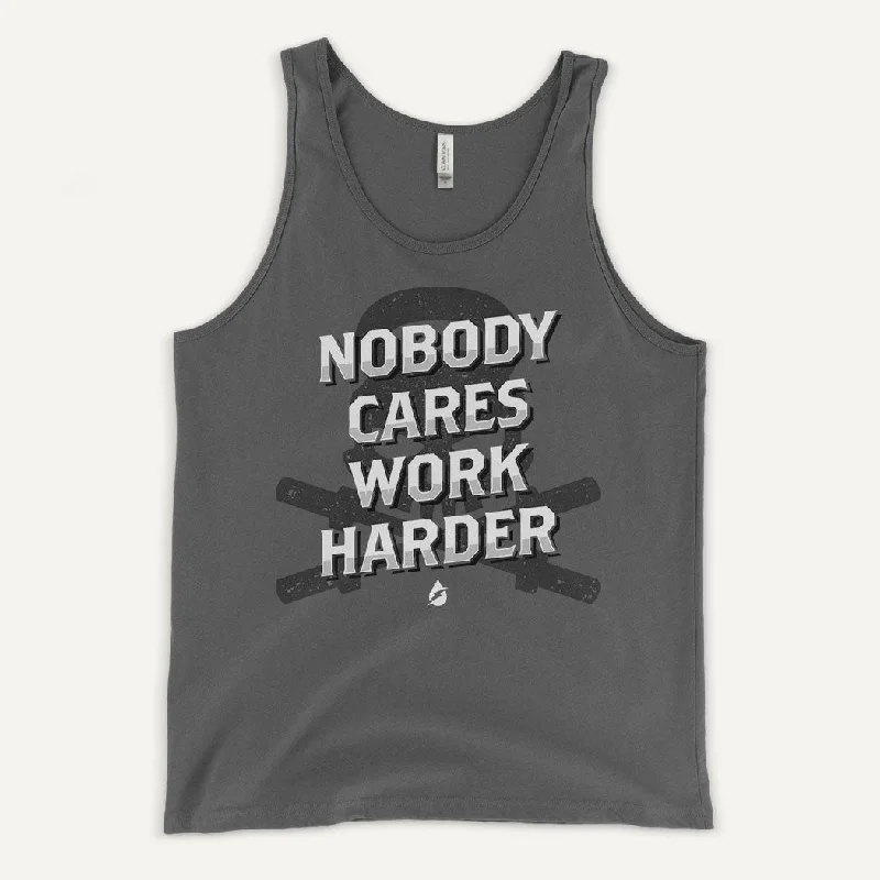 Nobody Cares Work Harder Men's Tank Top