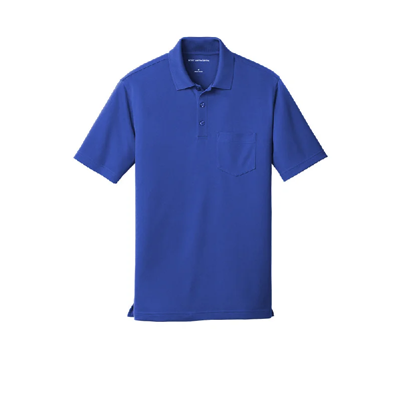 #Port Authority Dry Zone UV Micro-Mesh Pocket Polo