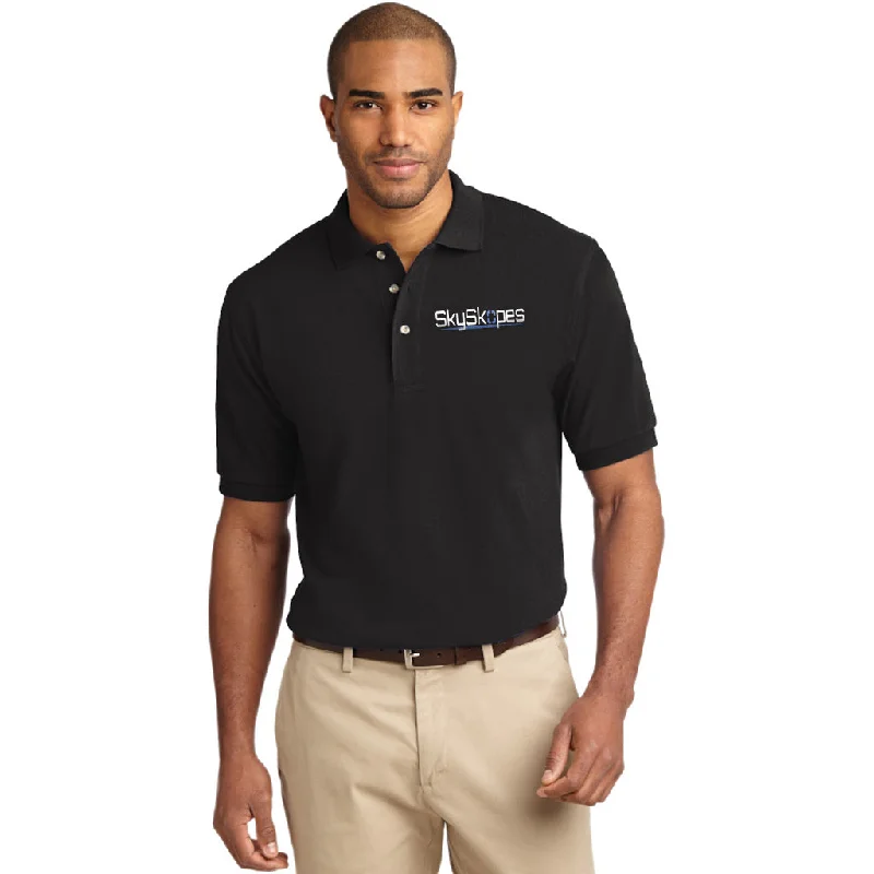 Layered Clothing Port Authority Men's Pique Knit Polo