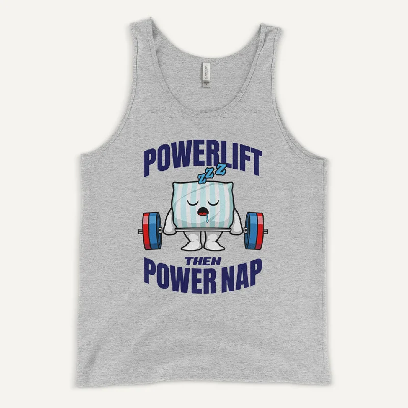 Powerlift Then Power Nap Men’s Tank Top