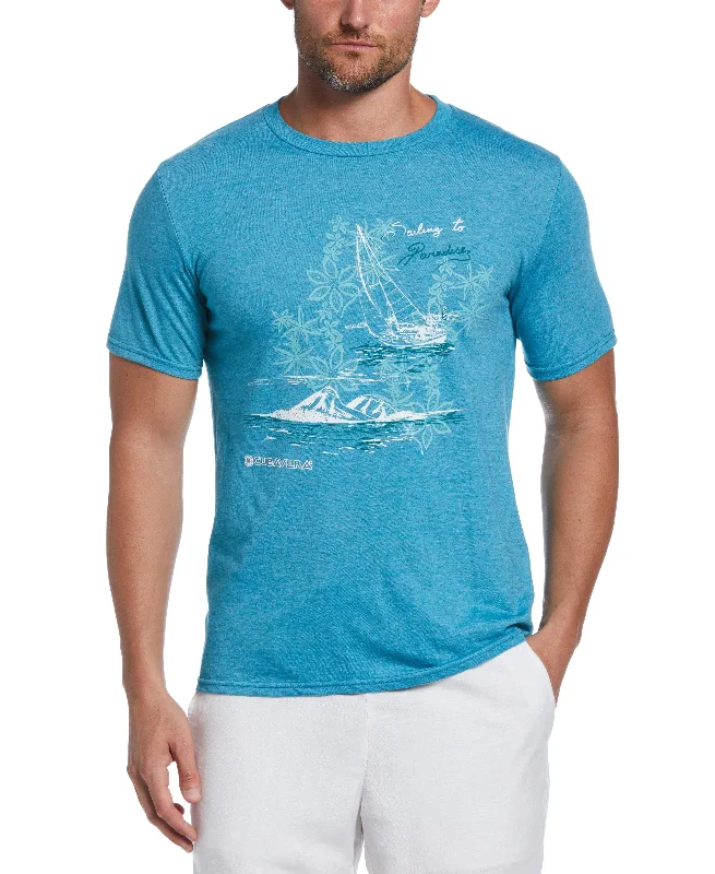 Sailing To Paradise Print Tee