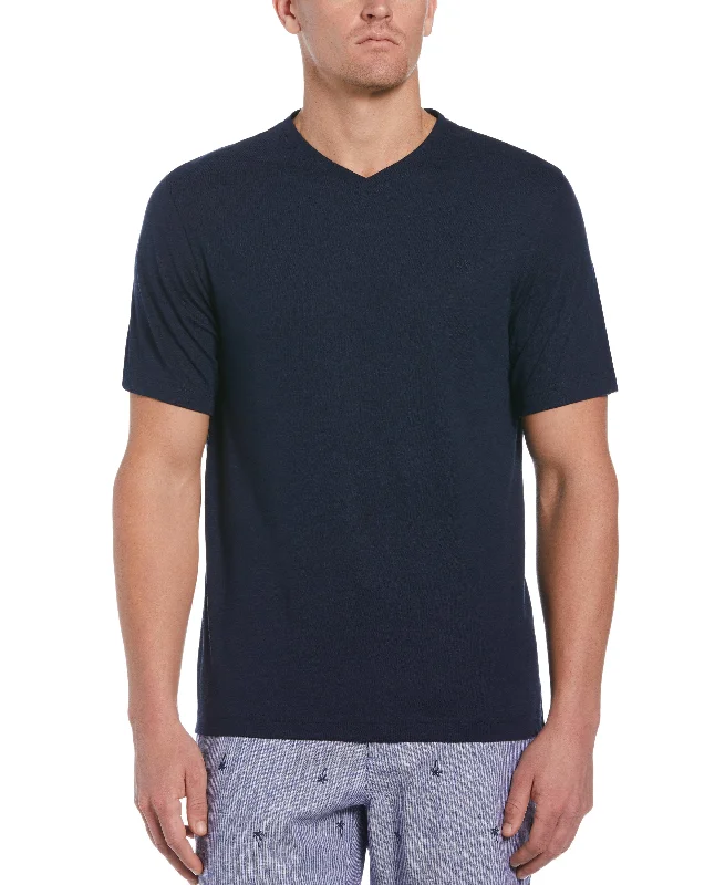 Slub V-Neck Tee