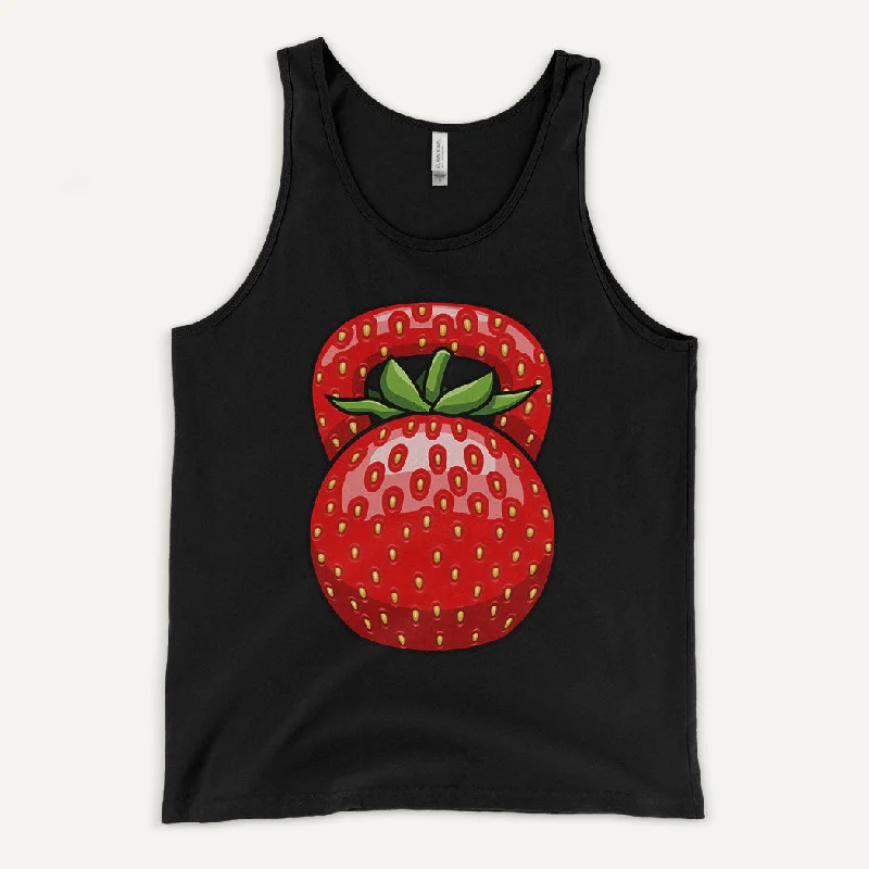 Strawberry Kettlebell Design Men’s Tank Top