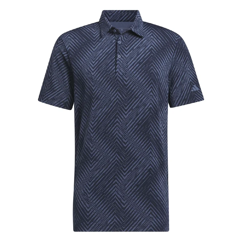 Ultimate365 Regular Fit All Over Print Polo Navy - SS24