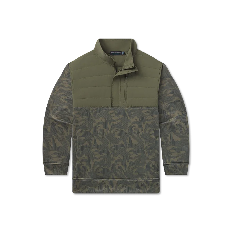 Youth Harris Stretch Pullover - Duck Camo